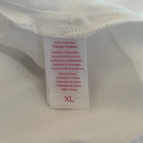 Oscar de la Renta Pink Label Always-A-Bride Long Nightgown- White SZ XL - Picture 8 of 8